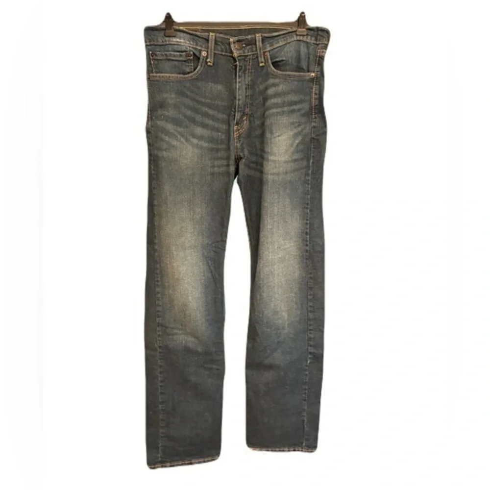 Levi’s 505 Regular Fit Jeans Men’s 34x34 Blue Medium Wash Straight Leg Denim
